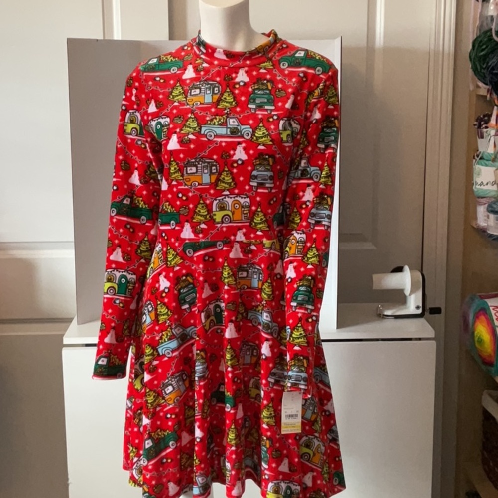 NWT Festive Red Holiday Dress